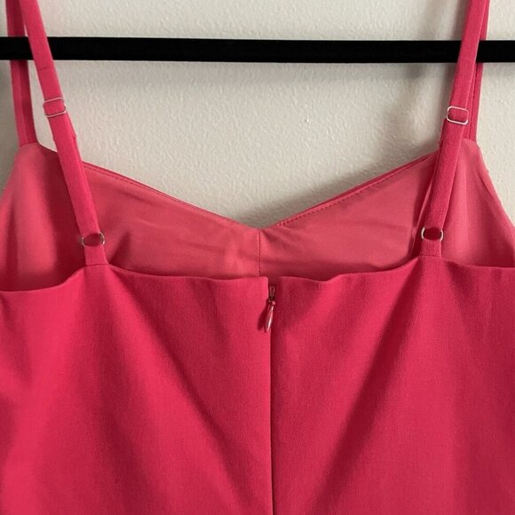 Banana Republic Women 2P Pink Strappy Bi-Stretch Cami Sheath Cocktail Dress - Picture 8 of 9
